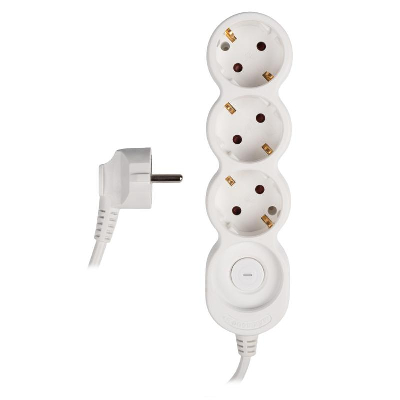 Удлинитель EX-03GS-500 (3х5) заземл. выкл. JazzWay 5065185